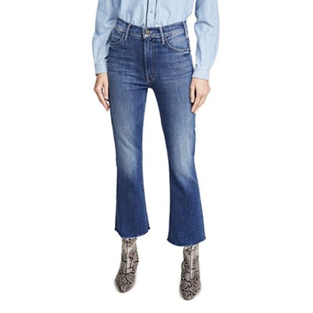 Mother The Hustler Two Step Ankle Fray Jeans - Picture 2 of 8